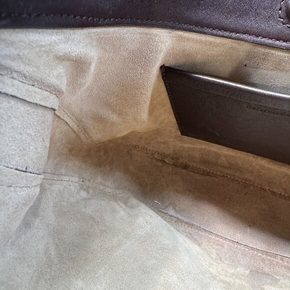 Reformation Medium Rosetta Shoulder Bag in Tobacco Brown Leather - Picture 7 of 17